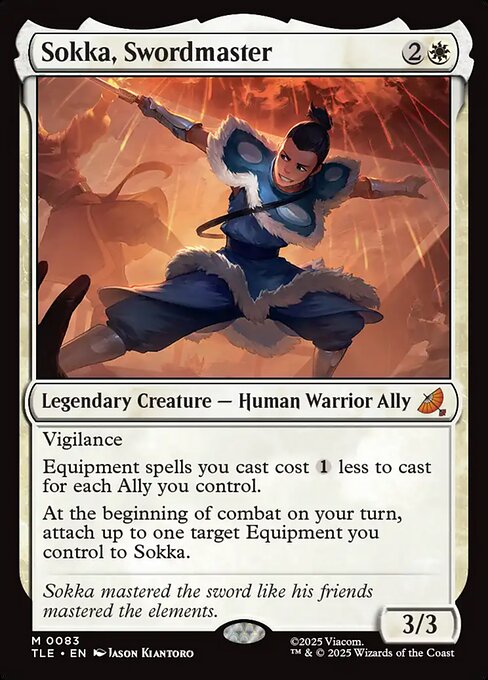 Sokka, Swordmaster - 83 Foil - MTG: Avatar Eternal (TLE)