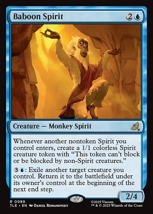 Baboon Spirit - 89 Foil - MTG: Avatar Eternal (TLE)