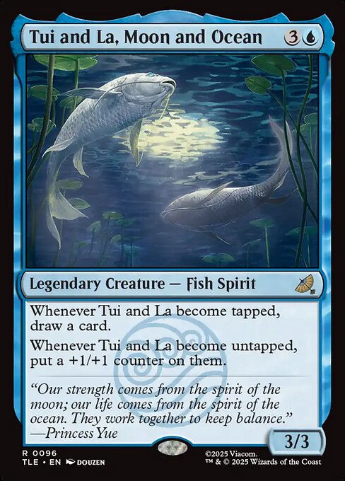Tui and La, Moon and Ocean - 96 Foil - MTG: Avatar Eternal (TLE)