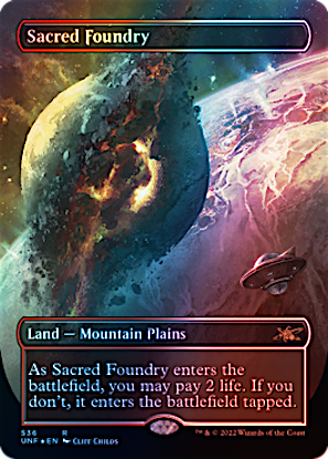 Sacred Foundry #285 Foil Unfinity en