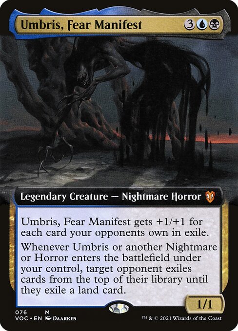 Image of Umbris, Fear Manifest Crimson Vow Commander (VOC) #76