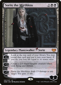 Image of Sorin the Mirthless Innistrad: Crimson Vow (vow) #131