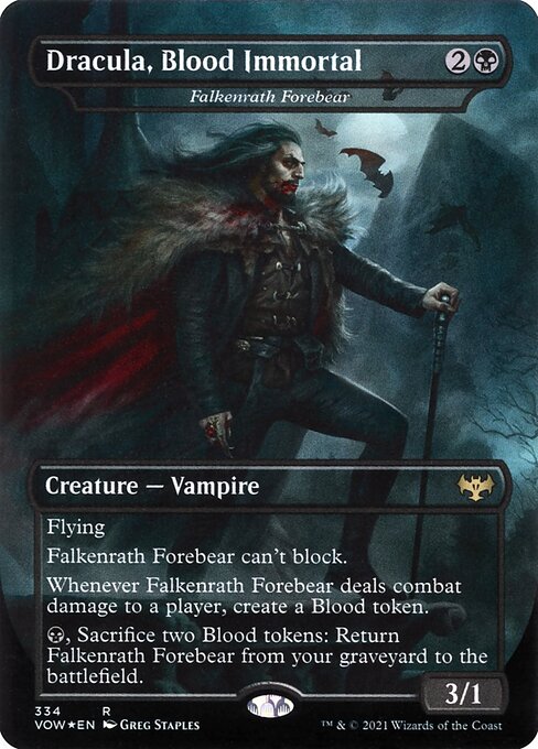 Image of Falkenrath Forebear Innistrad: Crimson Vow (VOW) #334