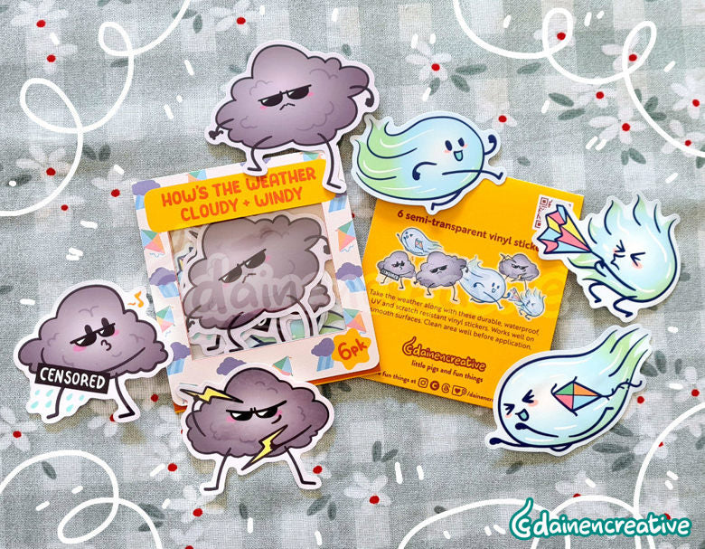 Artist Series - Sticker Packs - Dainencreative - Pop Culture Larrikin 