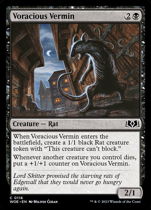 Image of Voracious Vermin Wilds of Eldraine (woe) #116